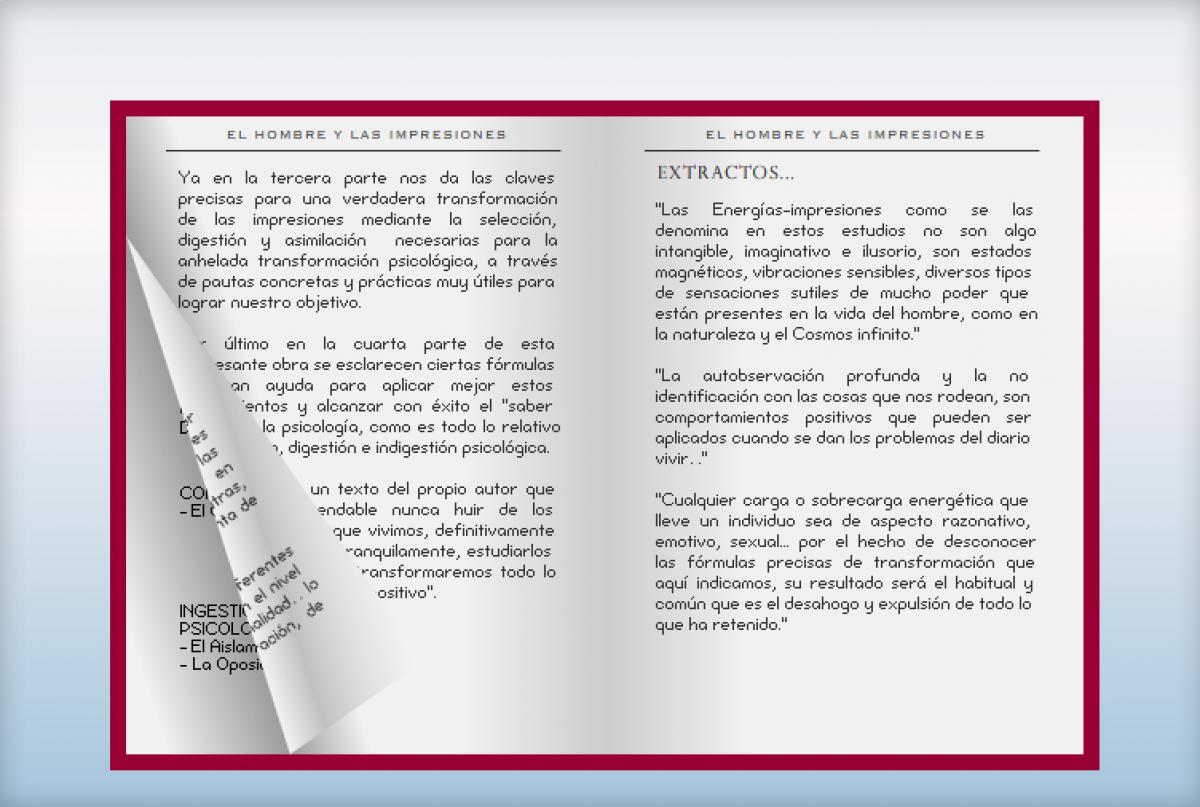 Extractos de &quot;El Hombre y las impresiones&quot;